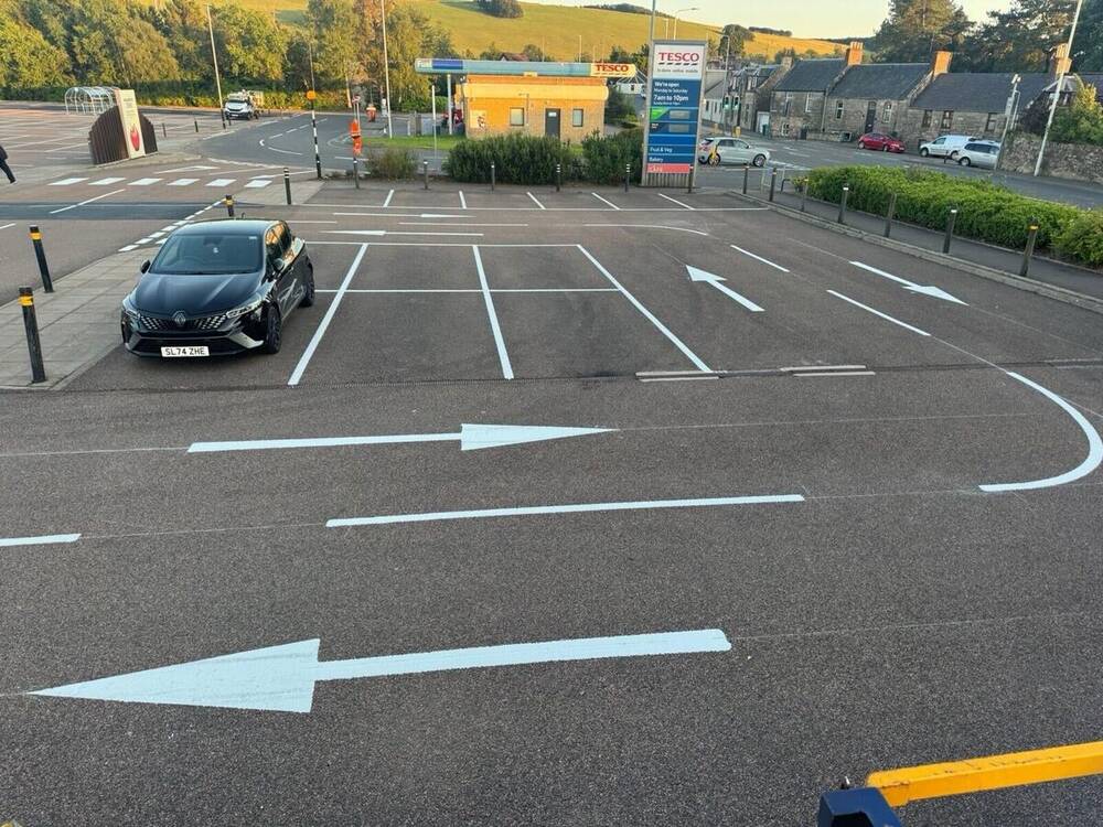 Can Old Line Markings Be Painted Over?