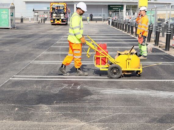 Why Are Some Parking Bays Marked Diagonally?